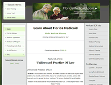 Tablet Screenshot of floridamedicaid.com